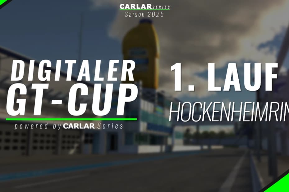 LIVESTREAM: 1. Lauf Hockenheimring (DCC)